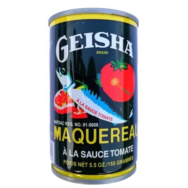 Geisha maquereau in tomatoe source