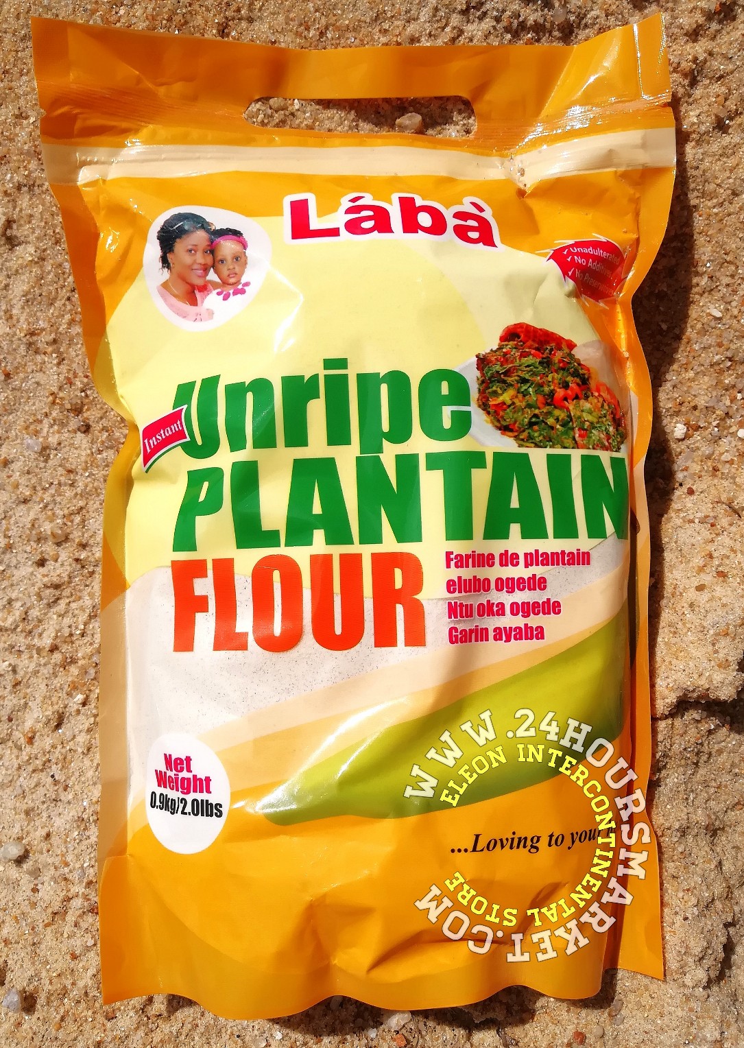 LABA – UNRIPE PLANTAIN FLOUR – 0.9kg