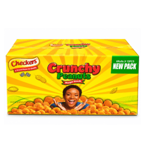 Checkers Crunchy Peanuts Burger Snack 6 Rolls x 13pcs