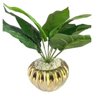 Golden Flower Pot decoration