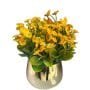 Golden Flower pot decoration