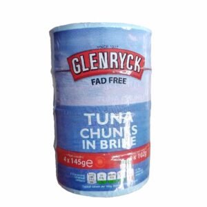 Glenryck tuna in brine 4 x 145g