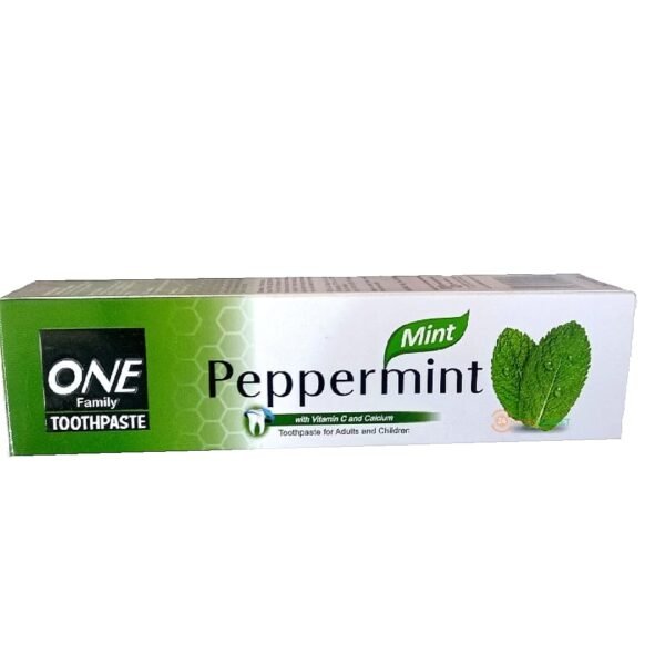 One Family peppermint toothpaste