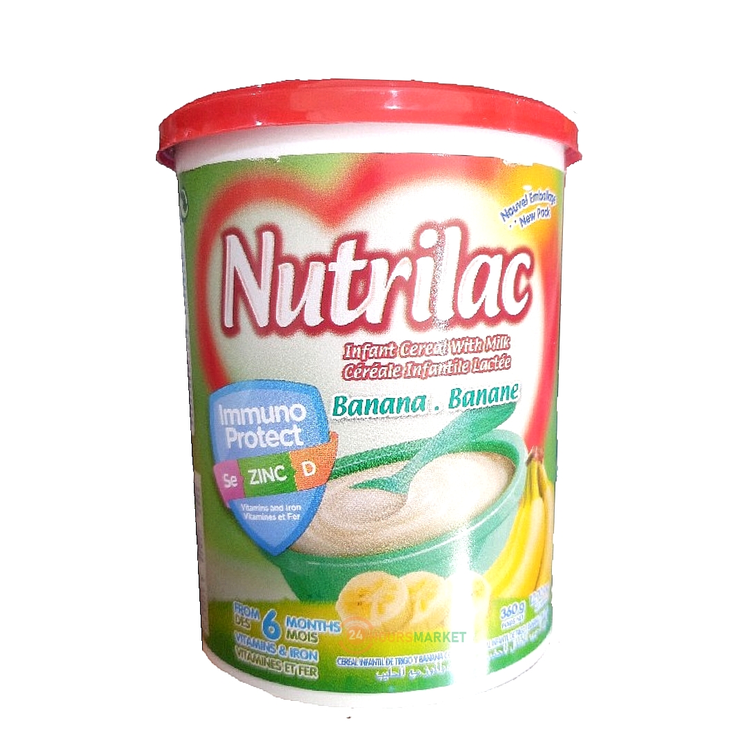 NUTRILAC – BANANA +6months – 360g