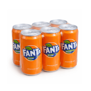 Fanta Orange Can x6