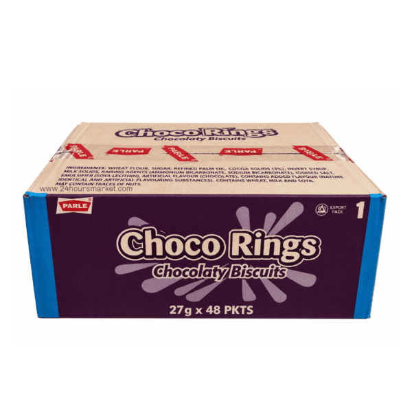 Parle Choco Rings Biscuits 27g x 48pkts Carton