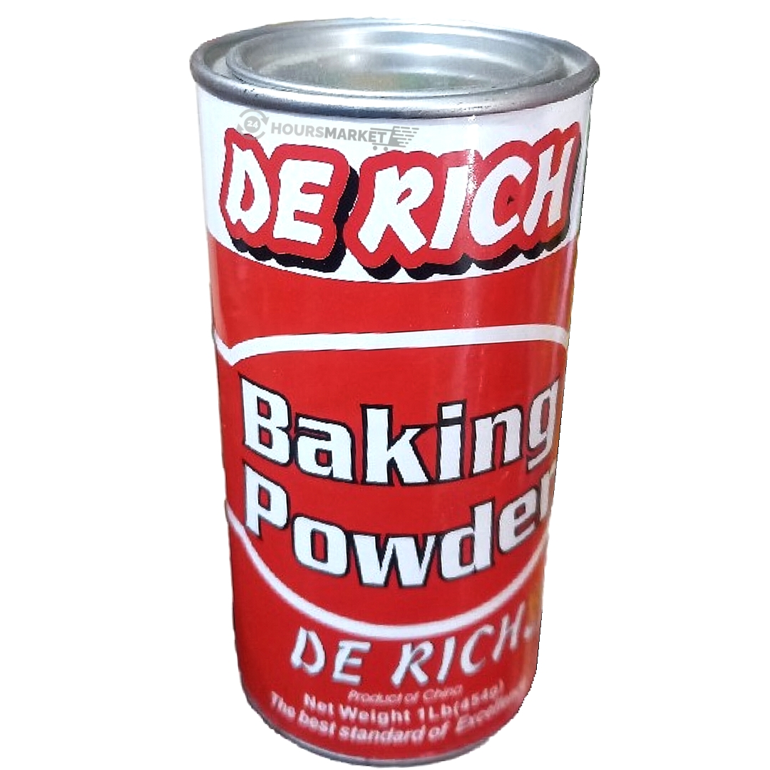 DE RICH – BAKING POWDER – 454g