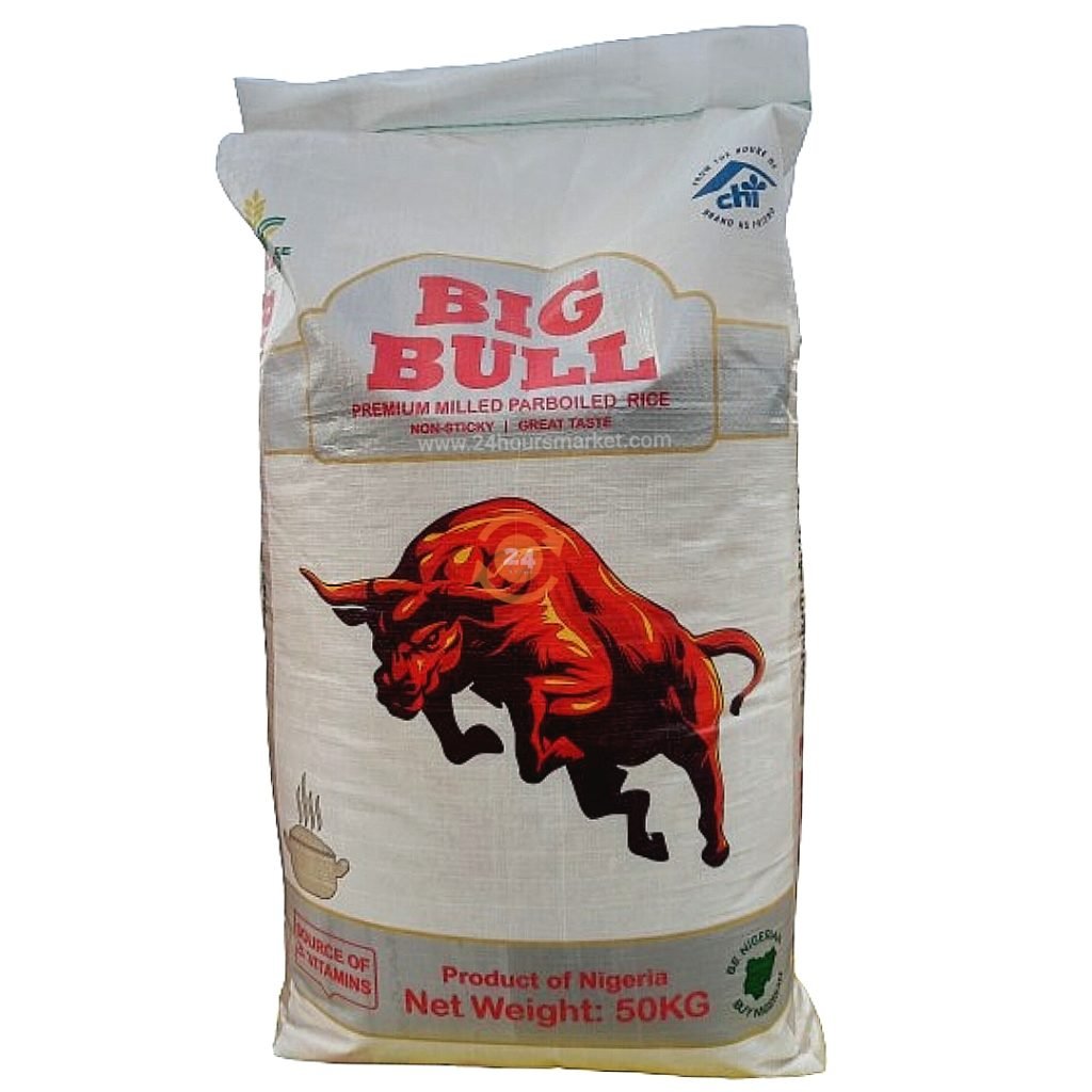 Big Bull Rice 50kg • 24 Hours Market | Lagos, Nigeria