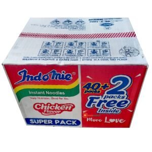 INDOMIE chicken flavor noodles  super pack  Carton