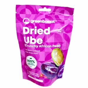 Green Bastik dried Ube crunchy african pear 100g
