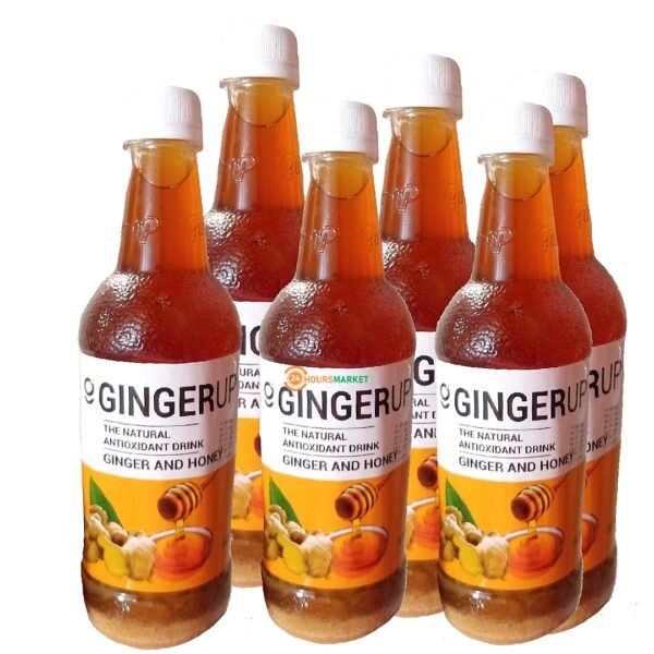 GINGER UP ginger and honey drink 500ml x 6
