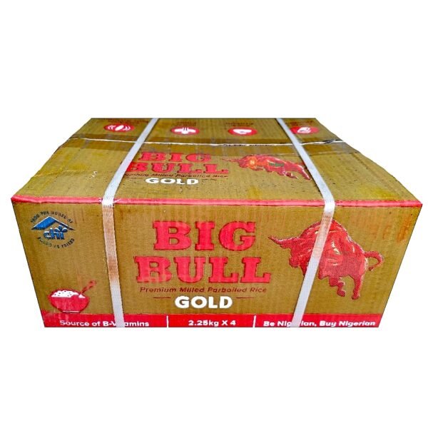 Big bull rice 2.25kg x 4 carton