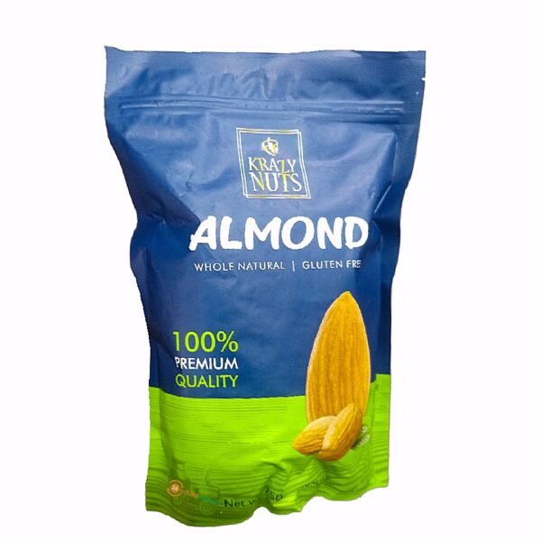 Krazynuts whole almond 250g