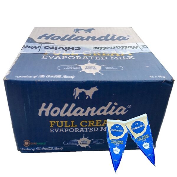 Hollandia full cream evaporated milk 48 x 50ml
