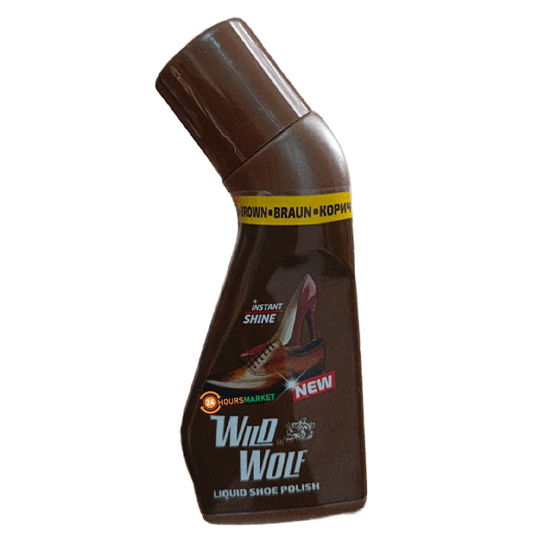 Wild wolf brown liquid shoe polish