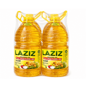 LAZIZ vegetable oil 5Litres x4