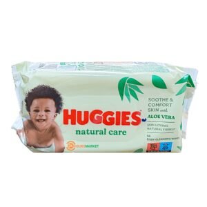 Huggies natural care baby wipes with aloe vera