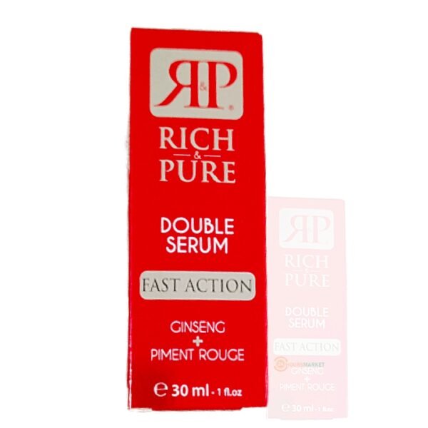 1740853744036 Rich & pure double serum ginseng + piment rouge 30ml