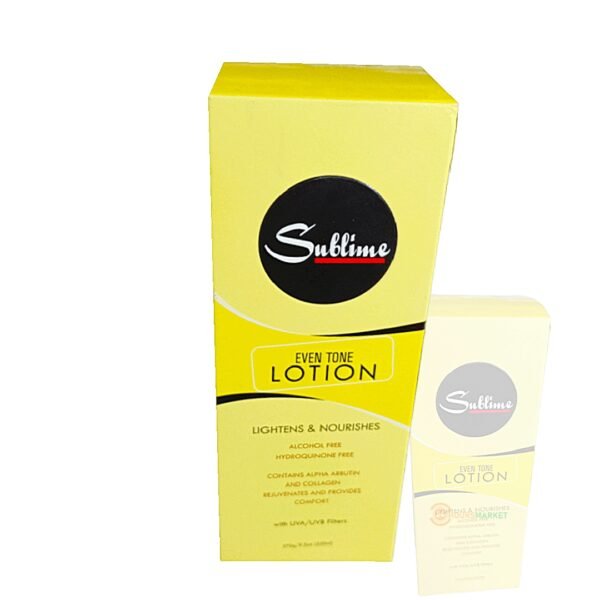Sublime even tone lotion