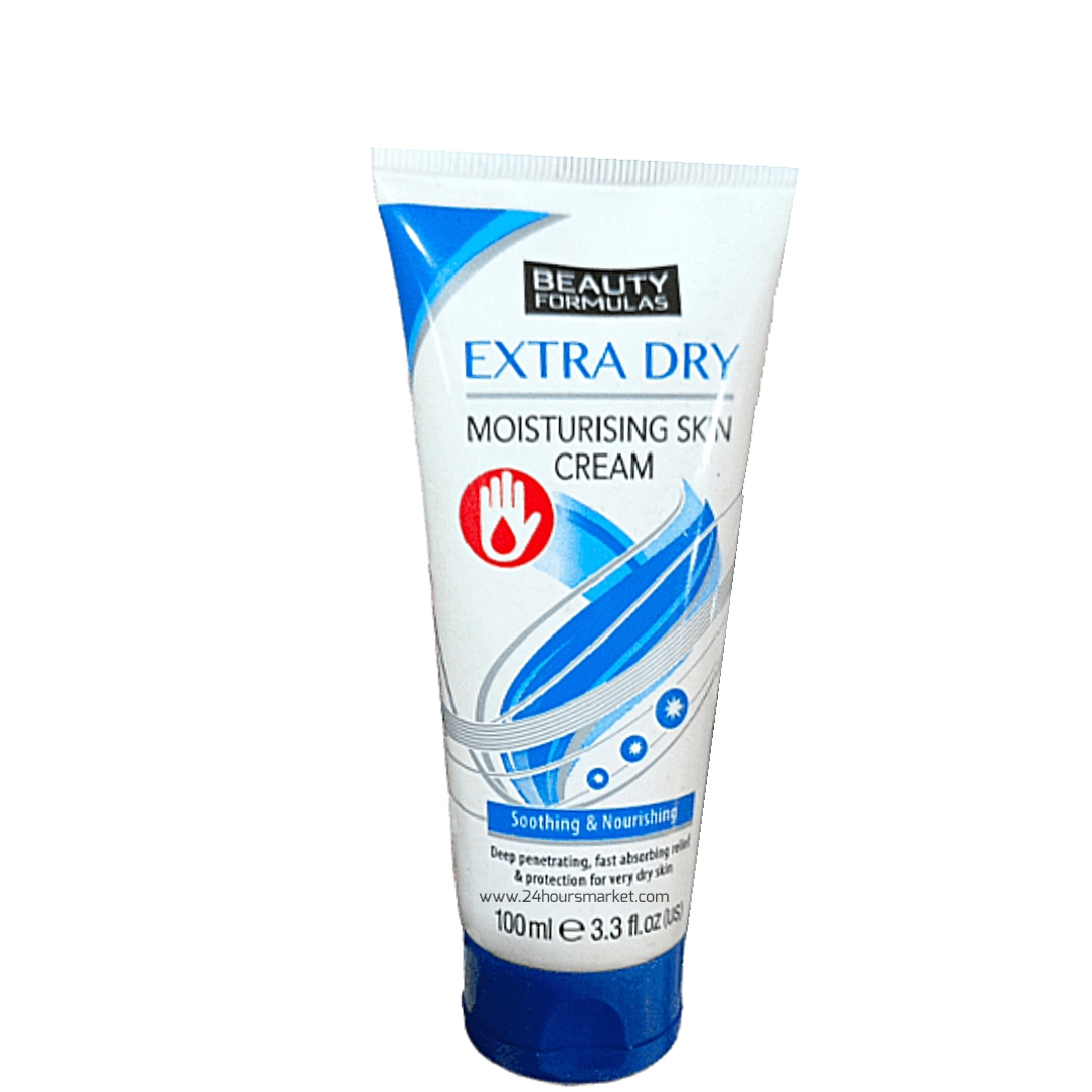 Beauty formulas extra dry moisturizing skin cream 100ml