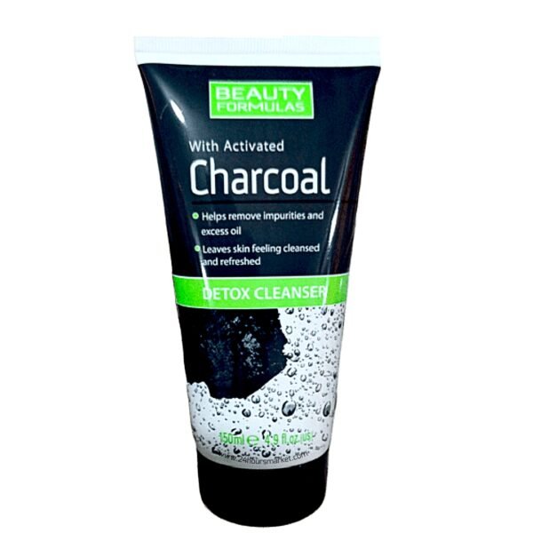 Beauty formulas detox cleanser with activated charcoal 150ml