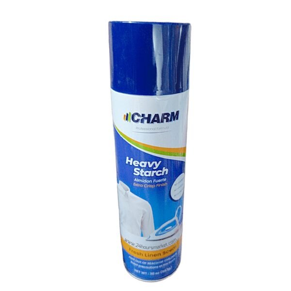 Charm professional formula heavy starch - fresh linen scent 567g