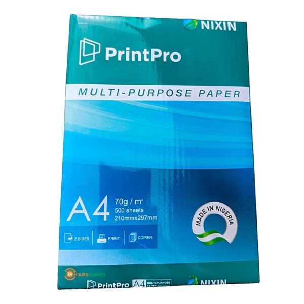 1741117395910 Nixin print pro multipurpose A4 paper 70gsm