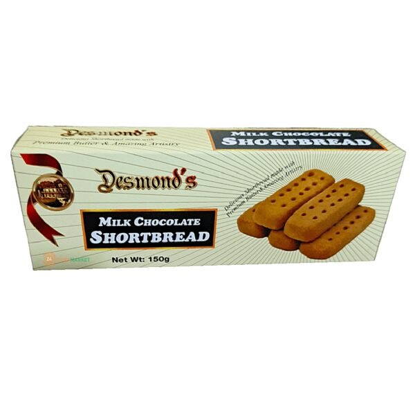 Desmond Milk Chocolate Shortbread - 150g