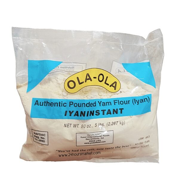 Ola ola authentic pounded yam flour 2.267kg