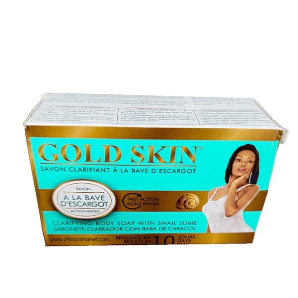 Gold skin - savon clarifiant - snail slime bar soapbar