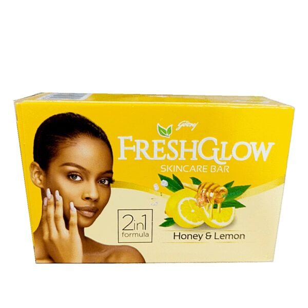 Fresh glow skincare bar soap with honey & lemon