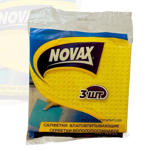 Novax wet wipes x3