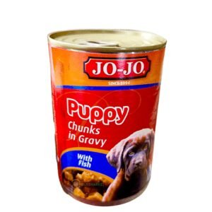 Jojo puppy chunks in gravy with fish