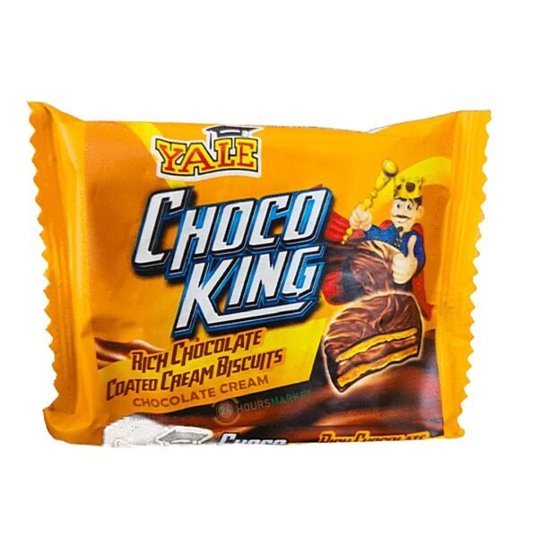 Yale choco king chocolate coated biscuits x4