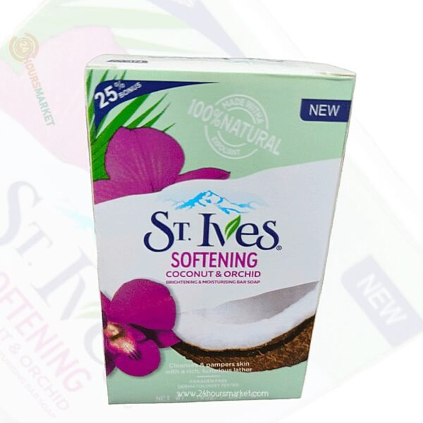 St. Ives Softening Bar Soap – Coconut & Orchid - 195g