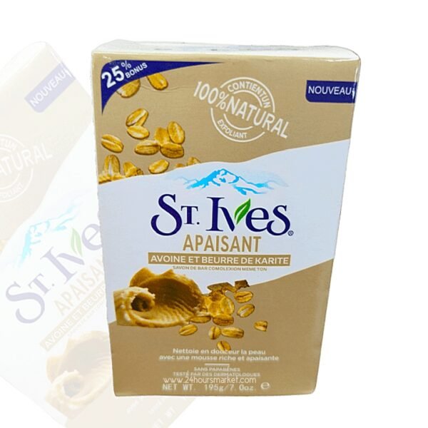 St. Ives Apaisant Bar Soap – Soothing & Nourishing Cleanse 195g