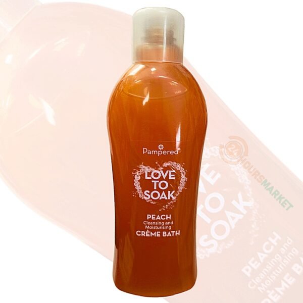 1741759353699 Pampered Love to Soak – Peach Cleansing & Moisturizing Crème Bath