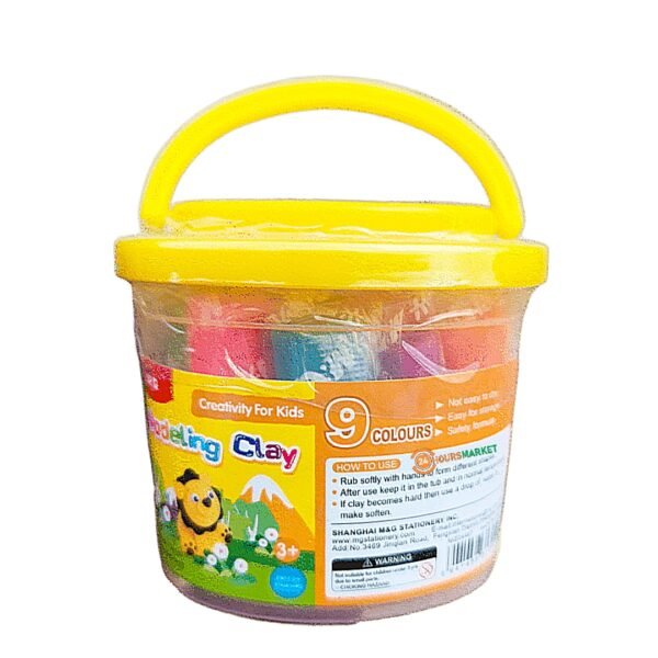 M & G modeling clay - 9 colors creativity for kids