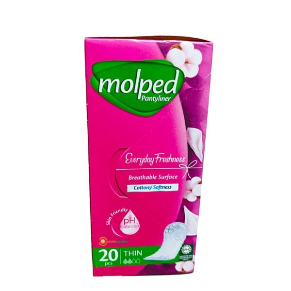 Molped breathable surface pantyliner 20