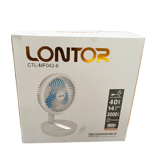 Lontor rechargeable mini fan CL MF042-6