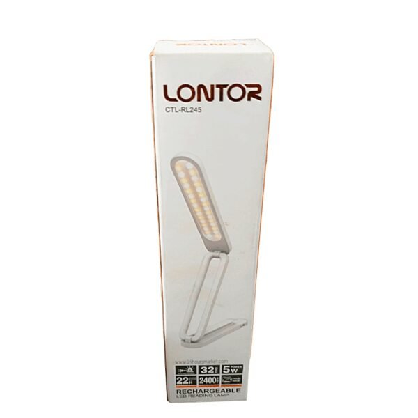 Lontor Rechargeable LED Reading Lamp CTL RL245