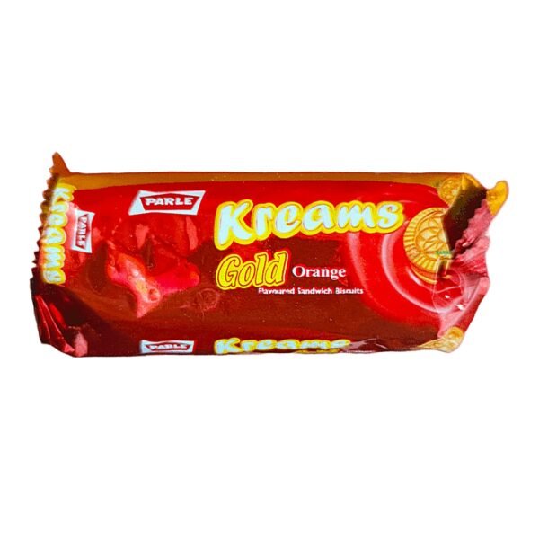 1747262531895 Parle Kreams Gold Orange Flavor Biscuits 56g