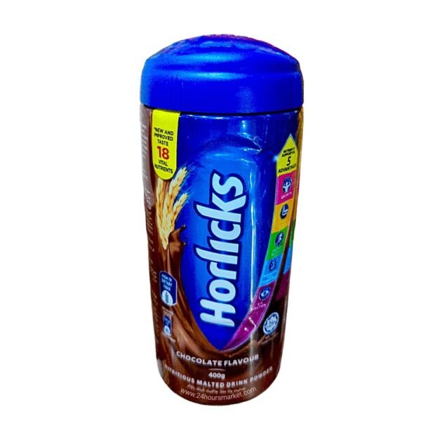 Horlicks Chocolate Flavored Drink 400g Jar