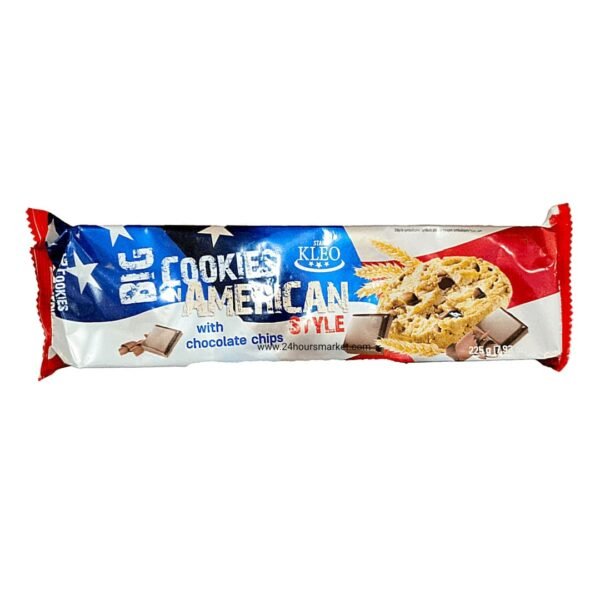 Kloe Big American Cookies – soft chocolate chip cookies 225g