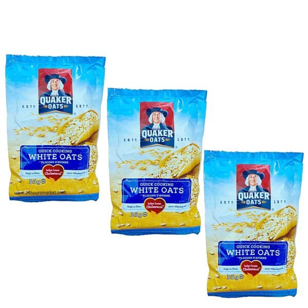 quaker oats white oats sachets 10 x 50g