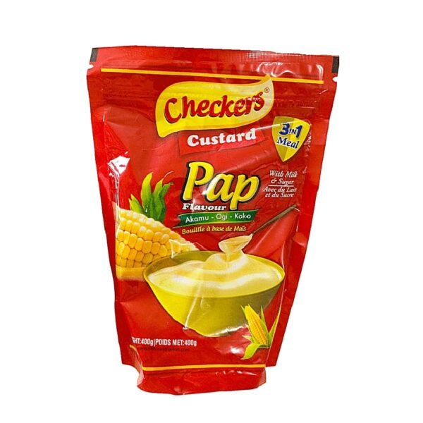 Checkers Custard Pap Flavor 400g Refill Pack
