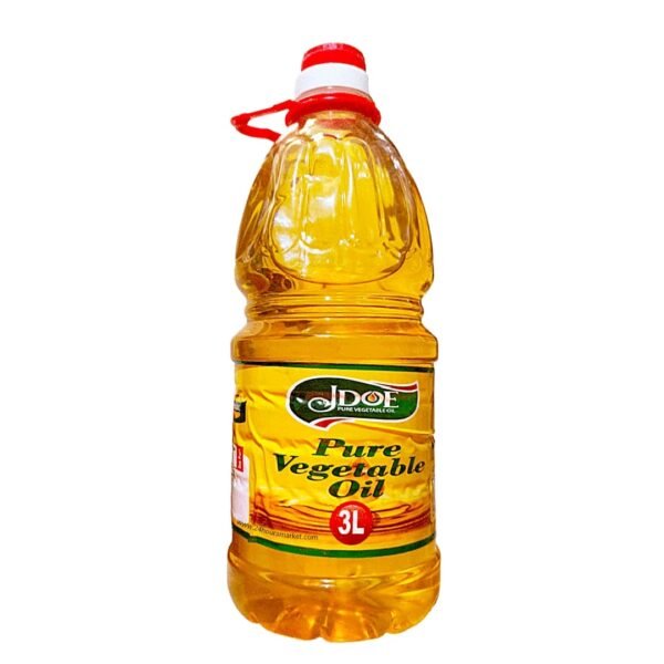 Jdoe Pure Vegetable Oil 3L Bottle
