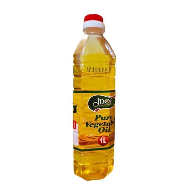 Jdoe Pure Vegetable Oil 1L Bottle