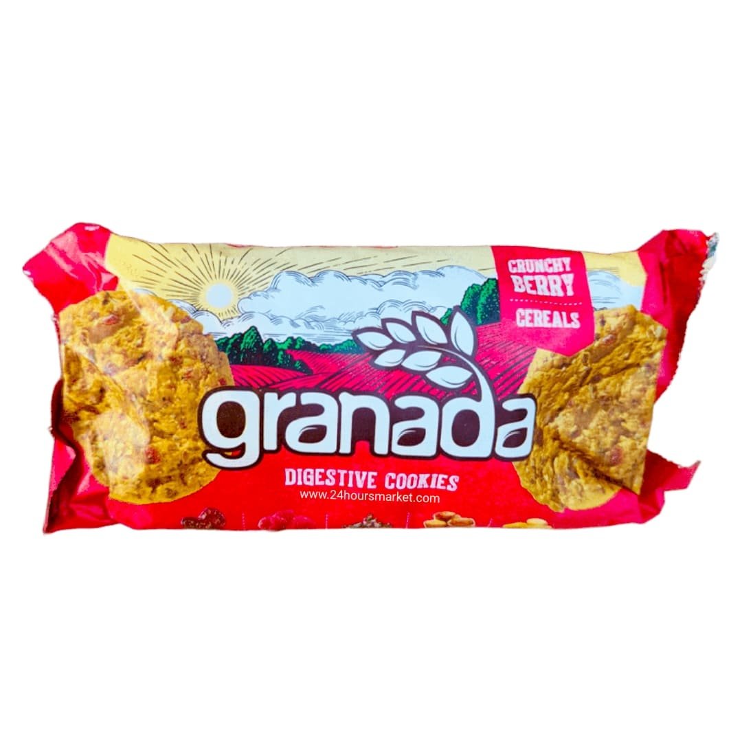 Granada Digestive Cookies Crunchy Berry Cereal 150g