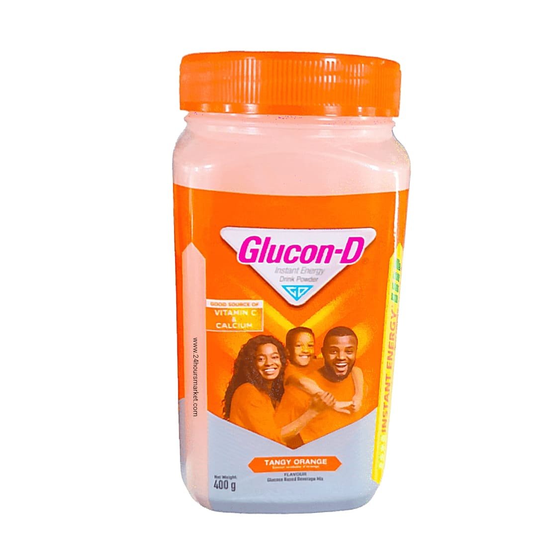 Glucon-D Instant Energy Drink – Tangy Orange 400g